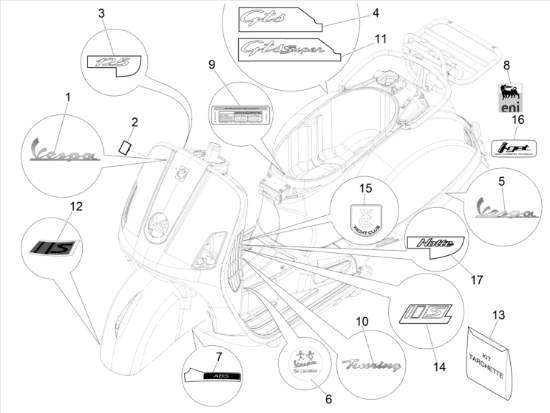 Εικόνα της ΑΥΤ/ΤΟ NOTTE VESPA GTS-SPRINT-2H002769