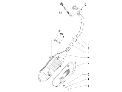 Εικόνα της ΕΞΑΤΜΙΣΗ VESPA GTS 150 4T 3V-1A0088445