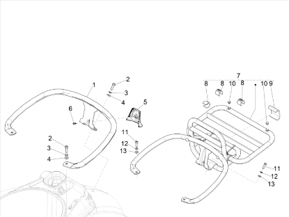 Εικόνα της ΤΑΠΑ ΣΧΑΡΑΣ VESPA LX-GTS-623561