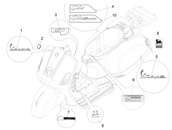 Εικόνα της ΑΥΤ/ΤΟ GTS SUPER VESPA GTS ABS-2H001664