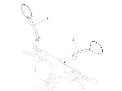 Εικόνα της ΚΑΘΡΕΠΤΗΣ VESPA GTS 300 HPE NOTTE ΑΡ-CM303404