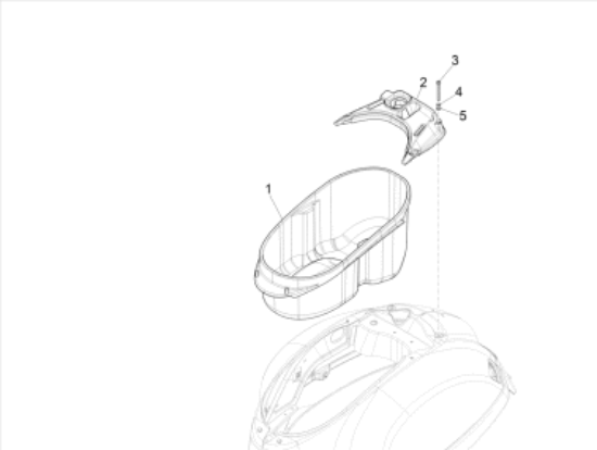 Εικόνα της ΚΑΠΑΚΙ ΚΟΥΒΑ ΣΕΛΑΣ VESPA GTS MY14> ΠΙΣΩ-1B0062184