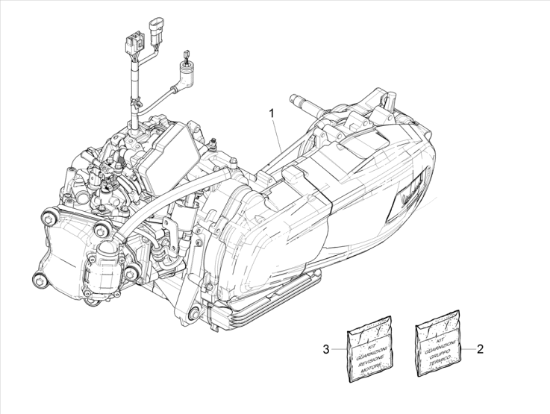 Εικόνα της ΚΙΝΗΤΗΡΑΣ VESPA GTS 300 HPE 4T 4V E5-CM2930215