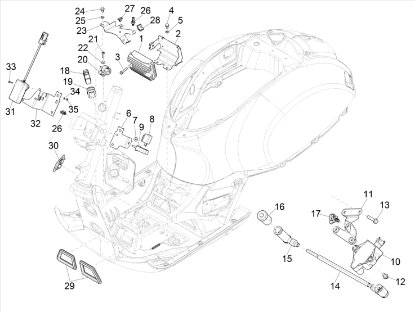 Εικόνα της ΒΑΣΗ ΣΤΑΘΕΡ VESPA GTS MY22-1B003943