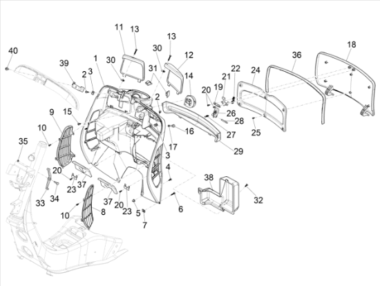 Εικόνα της ΛΑΜΑΚΙ ΝΤΟΥΛ VESPA GTS MY22-1B009427