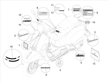 Εικόνα της ΑΥΤ/ΤΟ ABS-ASR VESPA GTS MY22-2H005305