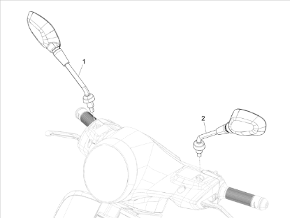 Εικόνα της ΚΑΘΡΕΠΤΗΣ VESPA GTS 300 MY22 Sport ΑΡ-CM327804