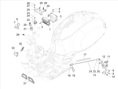 Εικόνα της ΑΚΡΟΦΥΣΙΟ ΠΟΛ/ΣΤΗ SCOOTER 125<>400-1A024520