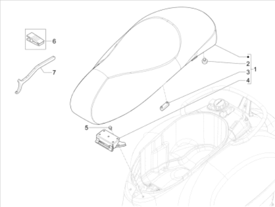 Εικόνα της ΣΕΛΑ VESPA GTV 300 HPE E5-1B011228000C1