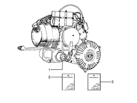 Εικόνα της ΚΙΝΗΤΗΡΑΣ VESPA PX 125 2T E3 MIX-AE -70-1A0067766