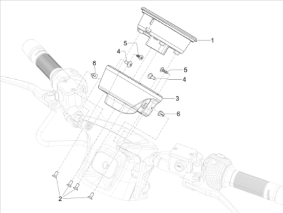 Εικόνα της ΒΑΣΗ ΚΟΝΤΕΡ VESPA GTV 300 HPE E5-1B010972