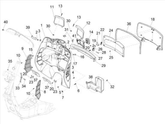 Εικόνα της ΛΑΜΑΚΙ ΝΤΟΥΛ VESPA GTS MY22-1B009427