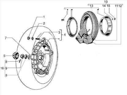 Εικόνα της ΑΕΡΟΘΑΛΑΜΟΣ MICHELIN 300/350-10 100/90-1-UGTM733003