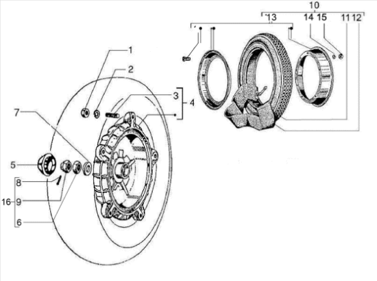 Εικόνα της ΑΕΡΟΘΑΛΑΜΟΣ MICHELIN 300/350-10 100/90-1-UGTM733003