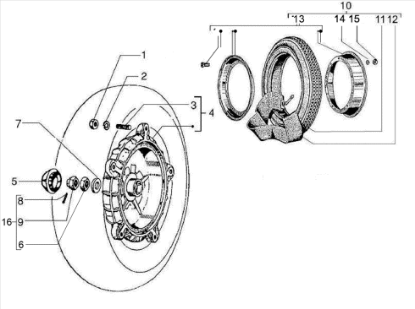 Εικόνα της ΑΕΡΟΘΑΛΑΜΟΣ MICHELIN 300/350-10 100/90-1-UGTM733003