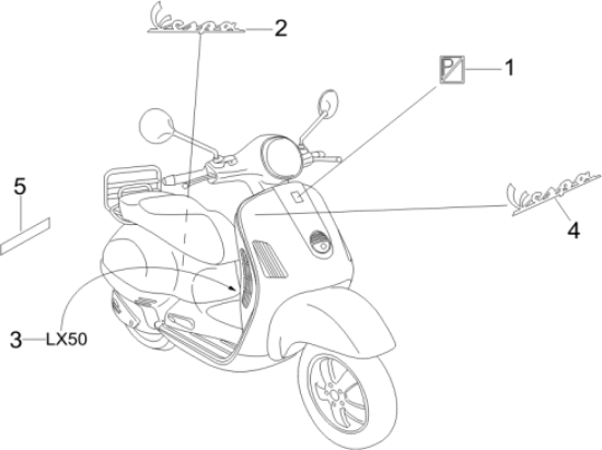 Εικόνα της ΑΥΤ/ΤΟ VESPA LX50-656221