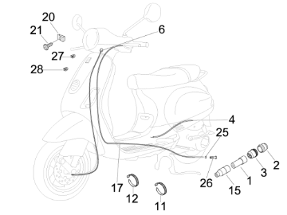 Εικόνα της ΝΤΙΖΑ ΓΚΑΖΙΟΥ VESPA LXV 50 2T ±-650237