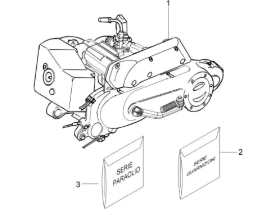 Εικόνα της ΚΙΝΗΤΗΡΑΣ VESPA LX 50 2T-ZIP CAT-CM1238035