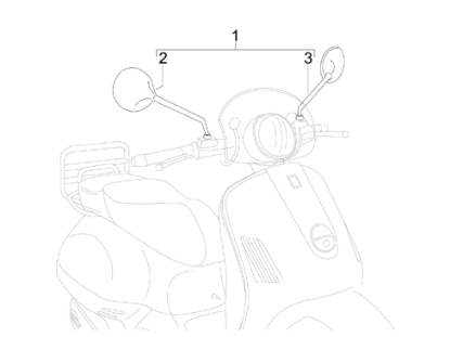 Εικόνα της ΚΑΘΡΕΠΤΗΣ VESPA LX-GTV 04-11> ΑΡΙΣΤ-CM073418