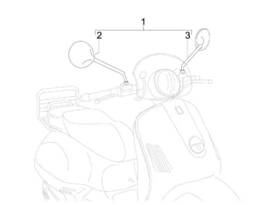 Εικόνα της ΚΑΘΡΕΠΤΗΣ VESPA LX-GTV 04-11> ΑΡΙΣΤ-CM073418