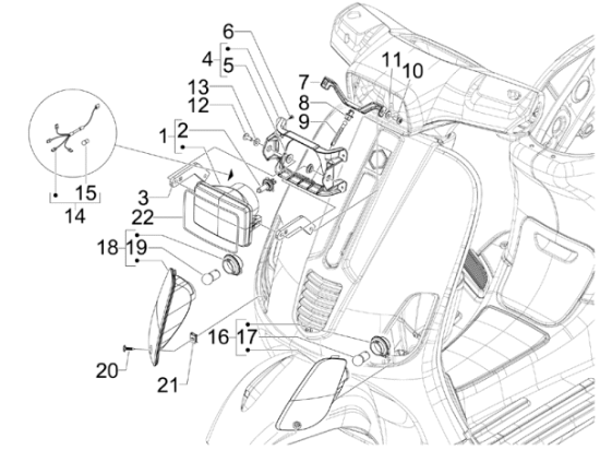 Εικόνα της ΒΑΣΗ ΜΠΡ ΦΑΝΟΥ VESPA S-654890