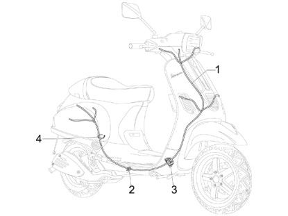 Εικόνα της ΚΑΛΩΔΙΩΣΗ ΚΕΝΤΡΙΚΗ VESPA S 50 2T-642859