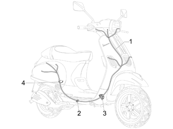 Εικόνα της ΚΑΛΩΔΙΩΣΗ ΚΕΝΤΡΙΚΗ VESPA S 50 2T-642859