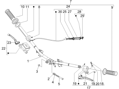 Εικόνα της ΝΤΙΖΑ ΓΚΑΖΙΟΥ VESPA LX 50 4T-601716