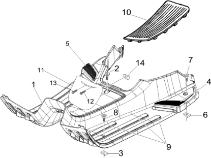 Εικόνα της ΠΑΤΩΜΑ VESPA LX ΜΑΥΡΟ GRAF 79/A-62212440ND