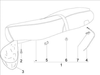 Εικόνα της ΚΑΛΥΜΜΑ ΣΕΛΑΣ VESPA LXV-653494