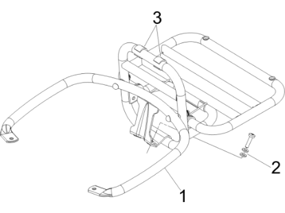 Εικόνα της ΣΧΑΡΑ ΠΙΣΩ VESPA LXV-624616