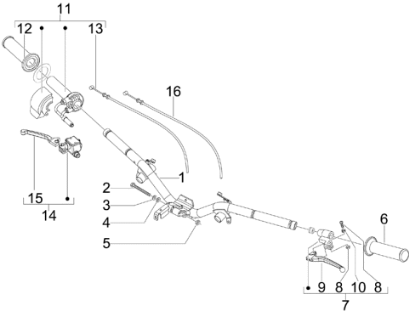 Εικόνα της ΜΑΝΕΤΑ ΑΡ VESPA 125 LXV ΝΙΚΕΛ-648115