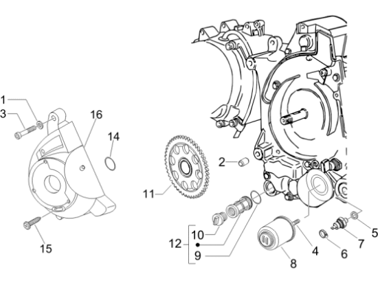 Εικόνα της ΦΙΛΤΡΟ ΛΑΔΙΟΥ SCOOTER 4T 125<>300 CC-1A022356