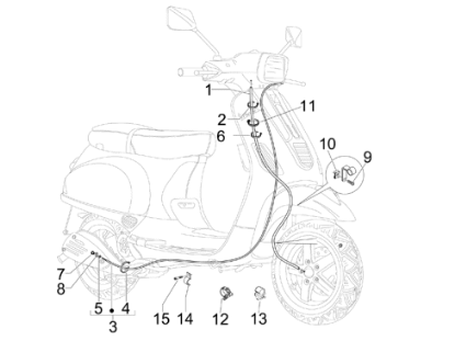 Εικόνα της ΝΤΙΖΑ ΚΟΝΤΕΡ VESPA S 150 (ALBERFLEX)-650836