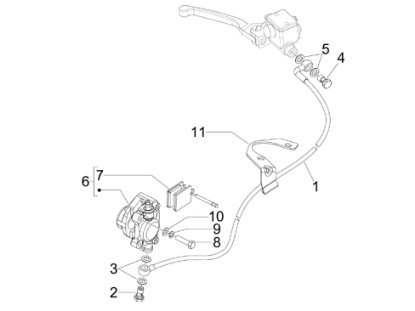 Εικόνα της ΒΑΣΗ ΣΥΓΚΡ ΜΠΡ ΜΑΡΚΟΥΤΣΙ VESPA LX-601610