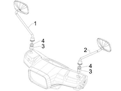 Εικόνα της ΒΑΣΗ ΚΑΘΡΕΠΤΗ VESPA S 50/125-RUN SP-ST-655115