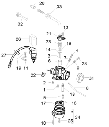 Εικόνα της ΒΑΛΒΙΔΑ ΕΠΙΤΑΧ VESPA LX-FLY-TYP 50 4T-876823