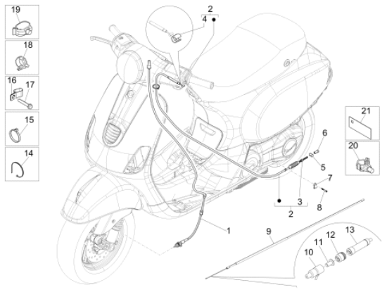 Εικόνα της ΝΤΙΖΑ ΛΑΔΙΟΥ VESPA LX 50 2T-601863