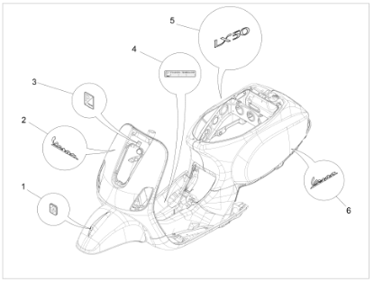 Εικόνα της ΑΥΤ/ΤΟ VESPA LX50-656221