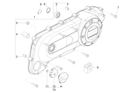 Εικόνα της ΚΑΠΑΚΙ ΚΙΝΗΤΗΡΑ VESPA LX-S 50 4T-4V-8733655