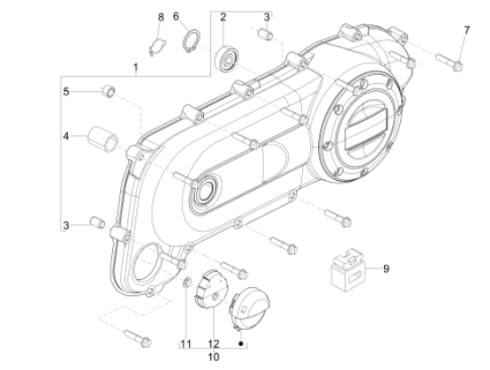 Εικόνα της ΚΑΠΑΚΙ ΚΙΝΗΤΗΡΑ VESPA LX-S 50 4T-4V-8733655