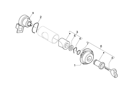 Εικόνα της ΚΛΕΙΔΙ ΑΚΑΤΕΡΓ VESPA ΕΤ2 50-4T-573960