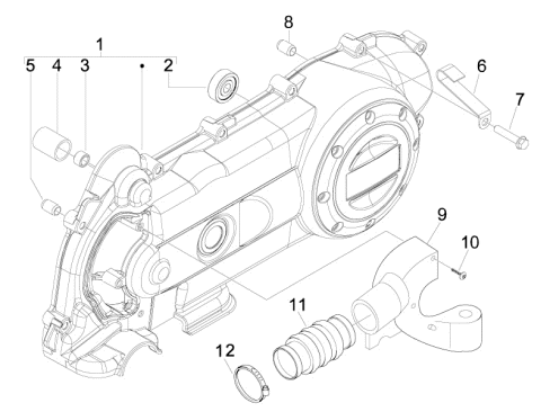 Εικόνα της ΚΑΠΑΚΙ ΚΙΝΗΤΗΡΑ VESPA LX-S 50 4T-4V-8733655