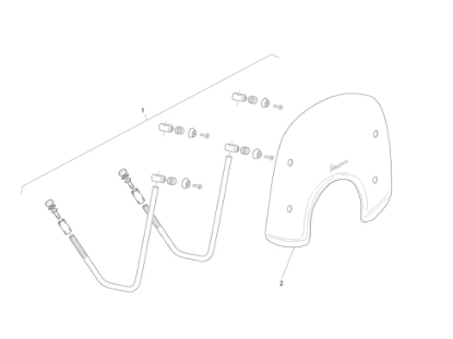 Εικόνα της ΖΕΛΑΤΙΝΑ ΦΕΡΙΓΚ VESPA LX TOURING Χ ΣΤΗΡ-672160