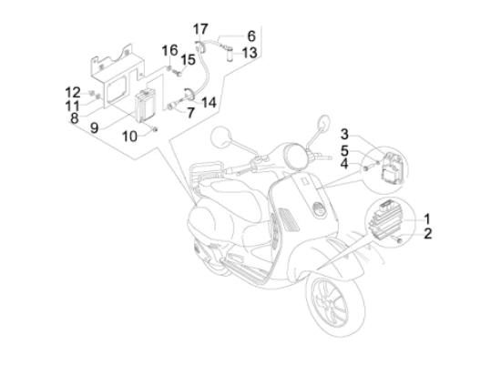 Εικόνα της ΠΙΠΑ ΜΠΟΥΖΙ SCOOTER 50 4T 4V ΘΩΡΑΚΙΣΜΕΝΗ-6394986