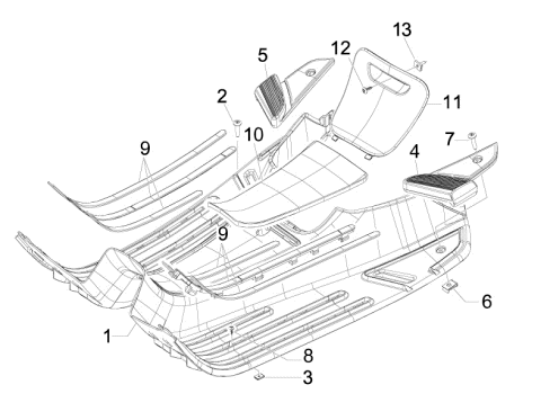 Εικόνα της ΤΑΠΕΤΟ ΜΕΣΑΙΟ VESPA ET4-ΕΤ2-LX-S-57345R