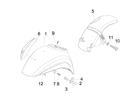 Εικόνα της ΦΤΕΡΟ ΜΠΡΟΣ VESPA LX ΚΑΦΕ 112/Α-66652800M5