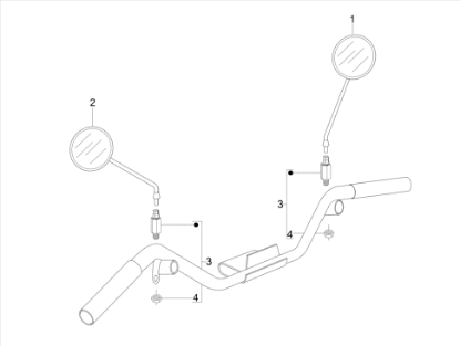 Εικόνα της ΒΑΣΗ ΚΑΘΡΕΠΤΗ VESPA LX 50<>150Ε3-GTS 15-6563685