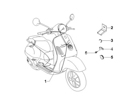 Εικόνα της ΚΑΛΩΔΙΩΣΗ ΚΕΝΤΡΙΚΗ VESPA LX 150 4T IE E-641942