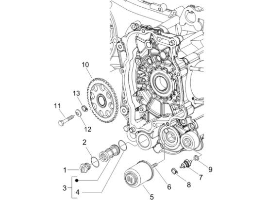 Εικόνα της ΦΙΛΤΡΟ ΛΑΔΙΟΥ SCOOTER 4T 125<>300 CC-1A022356